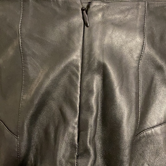Marciano - High waisted Black leather skirt - size 4 - Picture 12 of 15